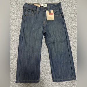 Levi's Baby Boys 514 Straight Fit Jean, Dark Grey, 24M